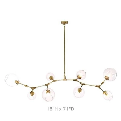 Bubble Chandelier With 8 Lights