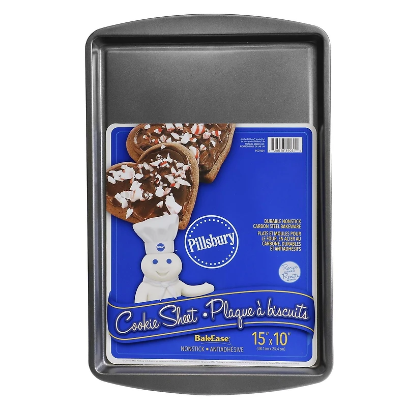 Plaque à biscuits moyenne anti-adhésive Pillsbury Taille : 15 x 10 po