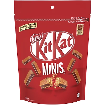 Minibarres NESTLÉ® KITKAT®, sachet de 380 g 380 GR