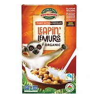 Nature's Path Envirokidz - Céréales Leapin' Lemur aux beurres d'arachides et chocolat sans gluten céréales Envirokidz Lemurs