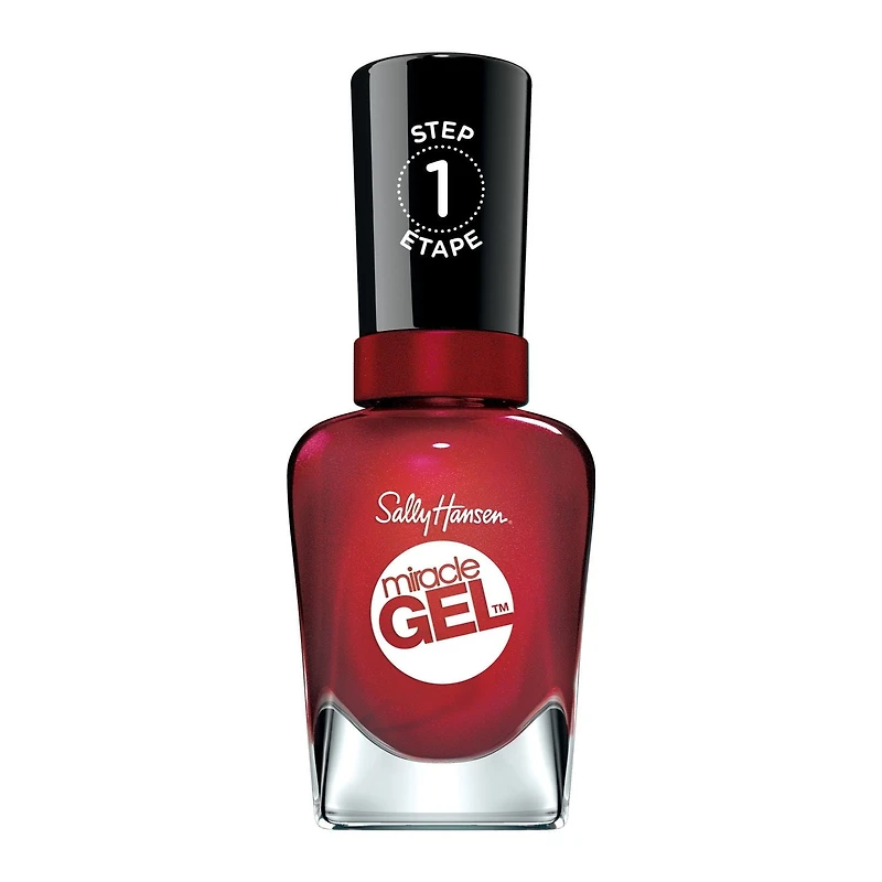 Sally Hansen Miracle Gel Nail Colour, 2 Step Gel System, No UV Light Needed, Up to 8 Day Wear