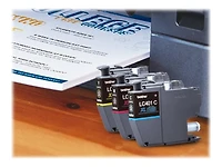 LC401XL3PKS Brother 3-Pack Colour Ink Cartridges