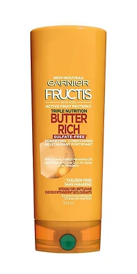 Garnier Fructis, Revitalisant Riche en Beurre Triple Nutrition 354 ml, revitalisant riche en beurre Triple Nutrition