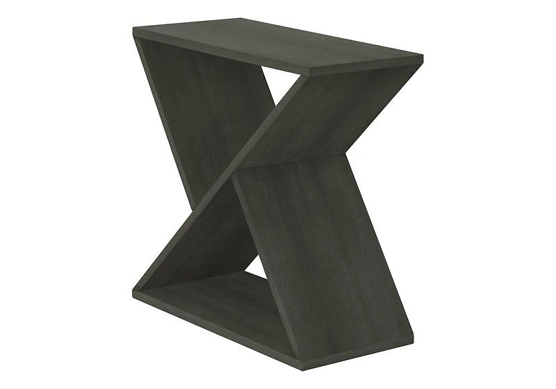 Monarch Specialties Accent Table, Side, End, Nightstand, Narrow, Small, Bedroom, Living Room, Lamp, Dark Green Veneer, Contemporary