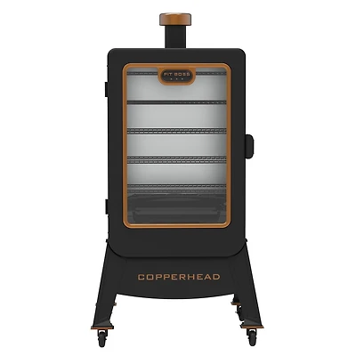 Pit Boss Copperhead Fumoir vertical à granulés de bois de 1 300 pieds carrés - Édition Onyx Tête de cuivre édition Onyx