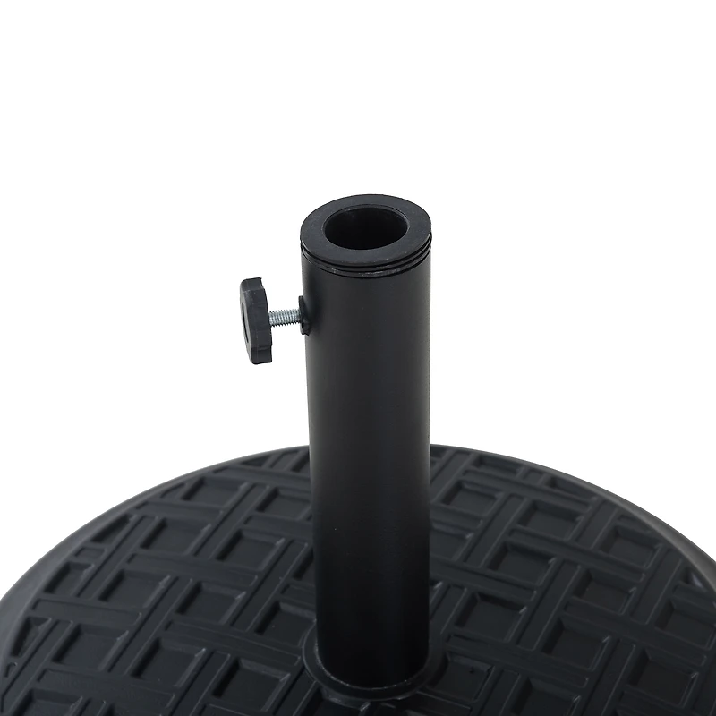 Base de parapluie ronde en PE de 33 lb