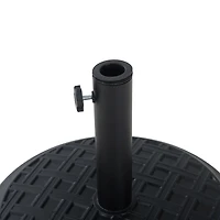 Base de parapluie ronde en PE de 33 lb