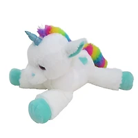Peluche en forme de licorne en violet
