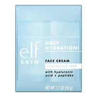e.l.f. cosmetics Holy Hydration Face Cream - Fragrance Free, Fragrance-free cream, 50g