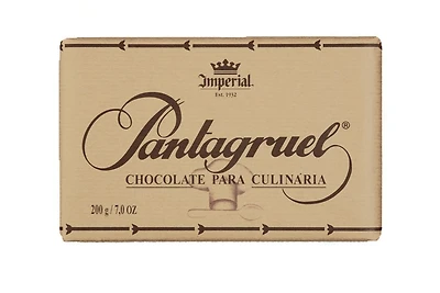 Pantagruel Imperial Cooking Chocolate, sell quantity 200g<br>tablet form