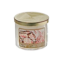 14 Oz 3 Wick Jar Candle With Metal Lid (Peppermint Bark) - Set of 2