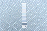 ECARPET Outdoor Area Rug for Patio, Deck, Backyard, Camping, Water Proof Carpet, Veranda Diamond Collection