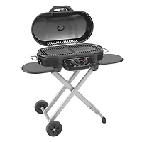 Coleman Roadtrip 285 Portable Stand-Up Propane Grill , 3 Adjustable Burners, 20,000 BTUs