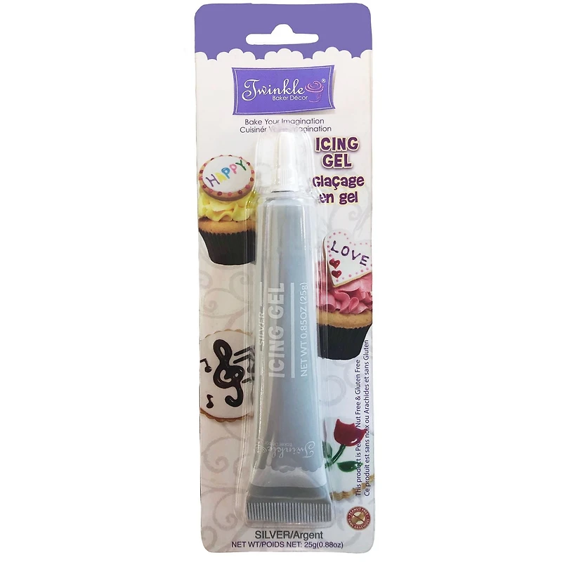 Stylo gel Twinkle Icing - Argent Stylo gel  Icing - Argent