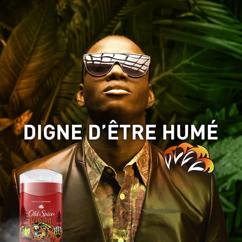 Old Spice Aluminum Free Deodorant for Men, 24/7 Freshness, Long Lasting Odor Protection, Legendary Fragrance, Bearglove, Crisp Orchard Scent, 85 g