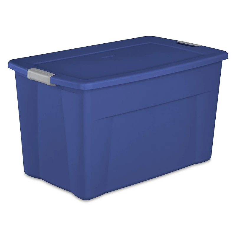 Sterilite Boîte Snap 132L, Bleu- 4PK