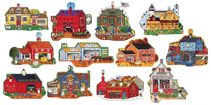 Cra-Z-Art 12 Puzzles - Rue Principale