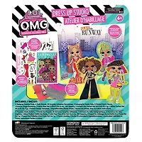 L.O.L. Surprise! O.M.G. Dress Up Studio, Chipboard doll dress up