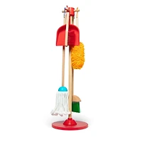 Melissa & Doug Ensemble de Jeu de Nettoyage Imaginatif 6 Pièces Dust! Sweep! Mop! - Certifié FSC