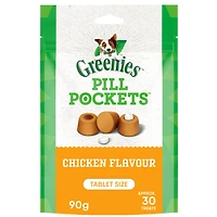 Gâteries pour chiens adultes GREENIES PILL POCKETS format pour comprimés saveur de poulet