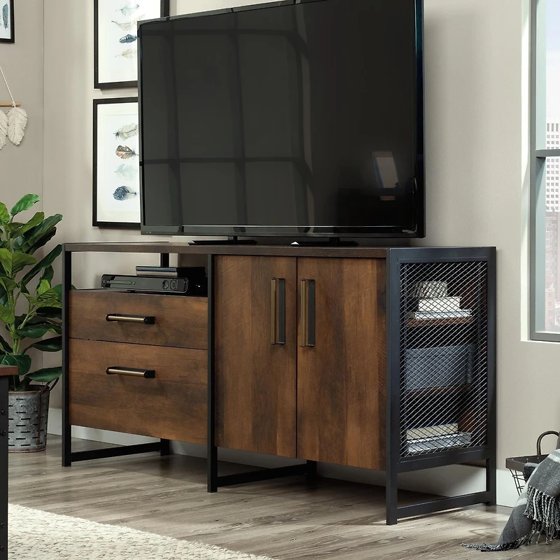 Sauder Briarbrook Credenza, Barrel Oak, 430265
