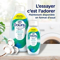Éliminateur d’odeurs purifiant pour lessive et assouplissant textile Downy, sûr pour tous les tissus, compatible avec les laveuses HE, Fraîcheur cotonnière 70 Charges, 1,41 L