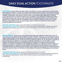 Dentifrice pour dents sensibles Sensodyne pour le soulagement de la sensibilité dentaire et l’amélioration de la santé des gencives, dentifrice au fluorure, blanchissant, 75 mL Blanchissant, 75 mL
