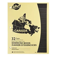Hilroy® Canada Exercise Book, 4-pack , 10-7/8" X 8-3/8", 32 Pages, Exercise Book, 4 Pack