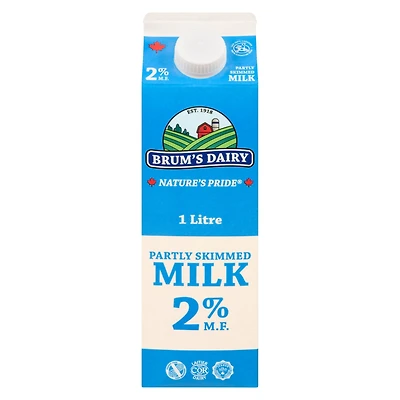 Lait partiellement écrémé à 2 % M.G. de Brum's