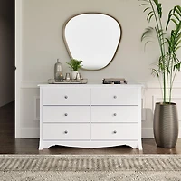 Prepac Monterey White Children’s 6-Drawer Dresser