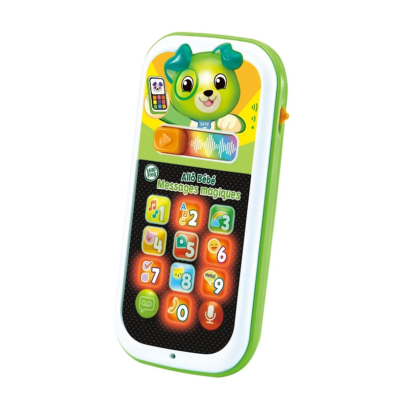 LeapFrog Téléphone Allô Bébé Messages magiques avec le français et le mandarin - Version française 6+ Mois