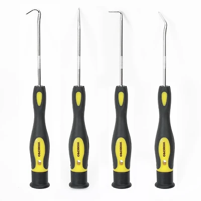 WorkPro Pick & Hook Set - 4 Piece, Soft grip handles
