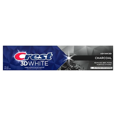 Crest 3D White Advanced Charcoal Whitening Toothpaste, 135 ml