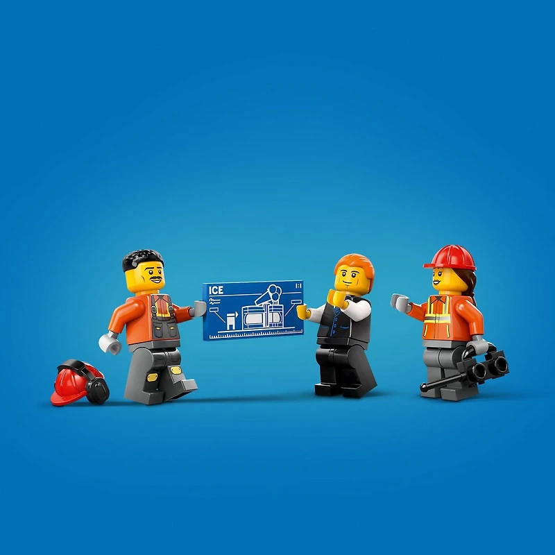 LEGO City Big Vehicles L’excavatrice de construction jaune 60420 Ensemble de construction (633 pièces) Comprend 633 pièces, 8+ ans