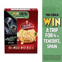Orville Redenbacher Maïs Soufflé - au Beurre pour Micro-Ondes (6 Sacs x 82g)