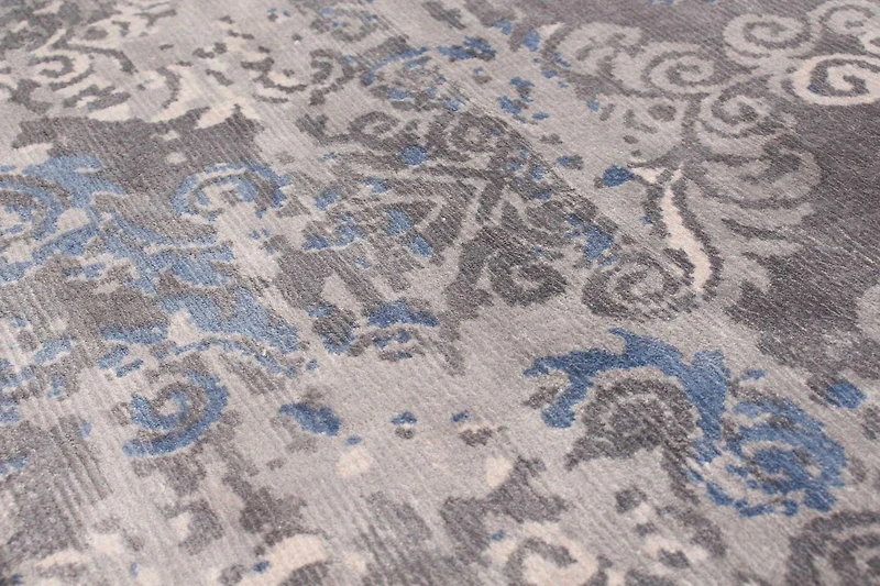 ECARPETGALLERY 4'11" x 7'11"  Contemporary Galleria Hand Loomed Area Rug for Living Room, Dining Room and Bedroom in Grey