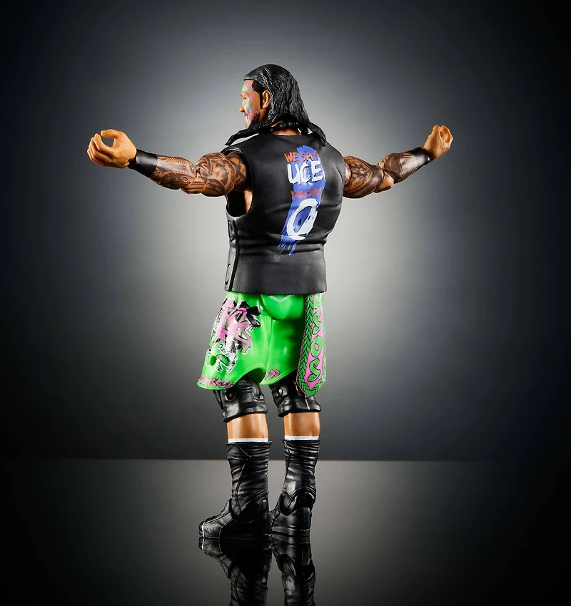 WWE Elite Jey Uso Action Figure, Greatest Hits 6-inch Collectible with Articulation & Accessories