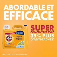 Arm & Hammer Clean Fresh Scent Liquid Laundry Detergent, 215 Loads, 6.36-L