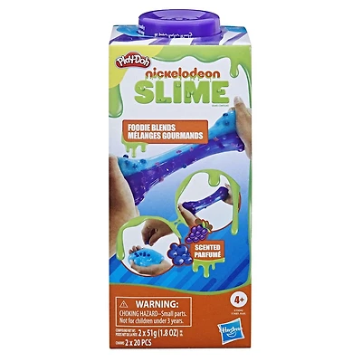 Play-Doh Nickelodeon Slime Brand Compound Mixed Berry Scented Foodie Blends Kit