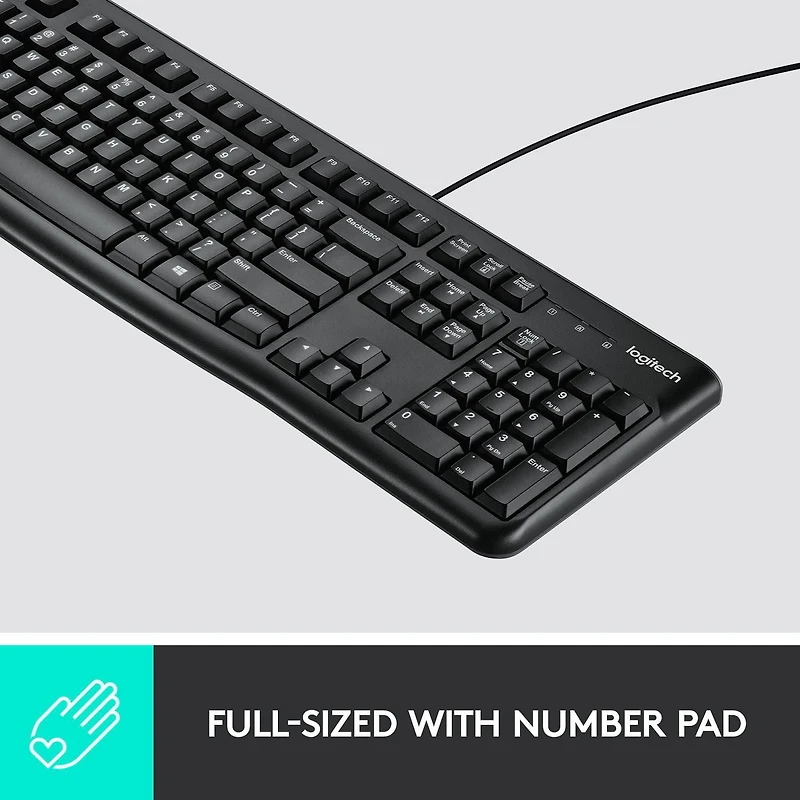 Clavier et souris pour ordinateur MK120 de Logitech