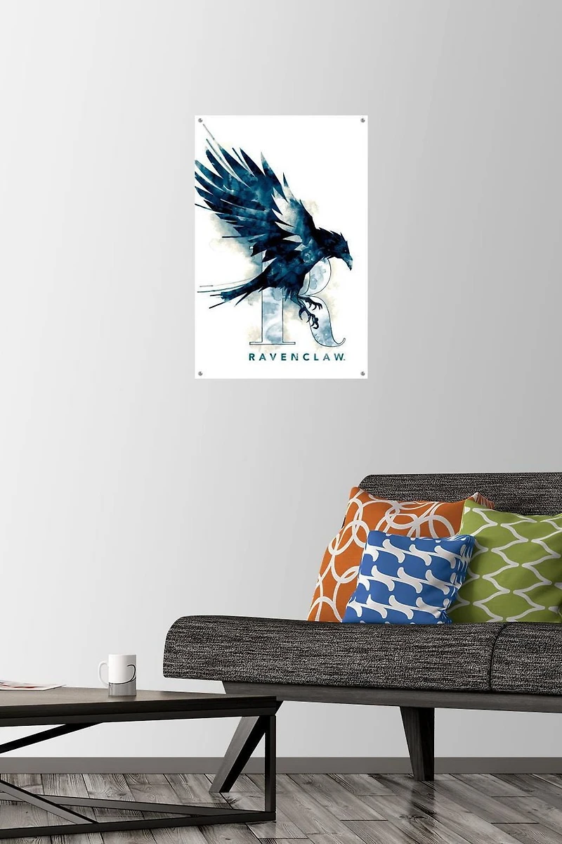 The Wizarding World: Harry Potter - Ravenclaw Illustrated House Logo Wall Poster