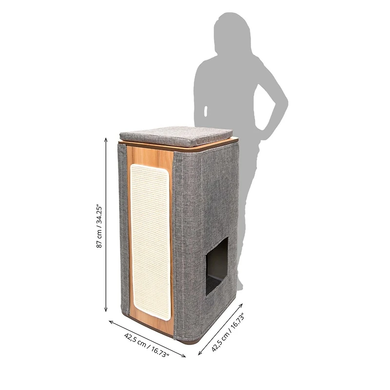 Meuble Cubo Tower Vesper pour chats