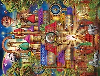 Buffalo Games Majestic Castles Le puzzle Magic Castle en 750 pièces