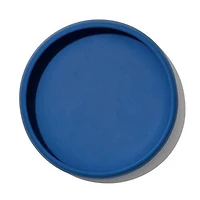 OXO Tot - Silicone Plate - Food-Safe Silicone - Flexible - Perfect for Toddlers Learning to Feed Themselves - BPA-free - Navy
