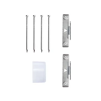 Tringle à rideaux premium Eclipse Fast Fit à installation facile avec maintien renforcé et occultation complète, 28 à 48 po (71,12 à 121,92 cm), blanc