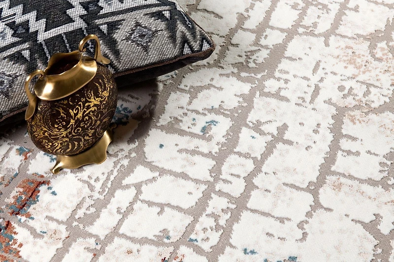 Rug Branch Cascade Collection Tapis abstrait moderne