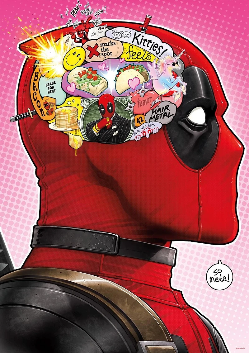 Buffalo Games - Marvel - Deadpool So Meta - 500 Piece Jigsaw Puzzle