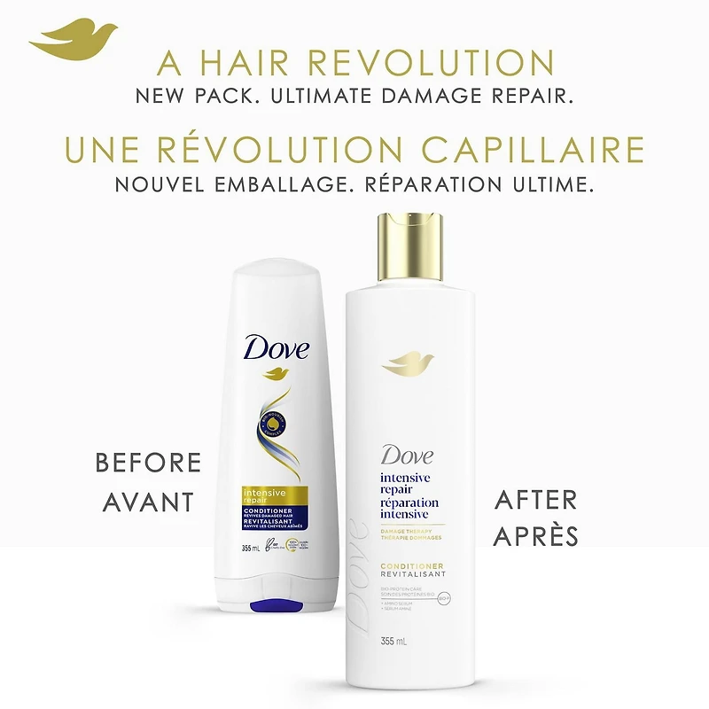 Dove Intensive Repair Conditioner for Damaged hair, with Bio-Protein Care
