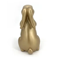 Gold Resin Bunny
