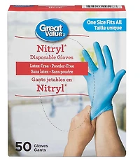 Great Value Nitryl Disposable Gloves